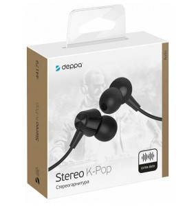 Гарнитура Deppa Stereo K-Pop черная