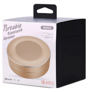 Портативная Bluetooth акустика RB-M13 (золотая)
