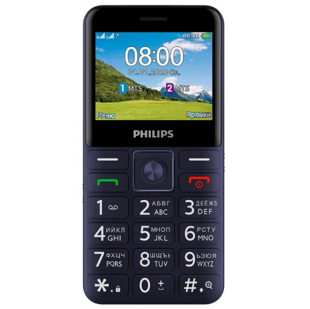 Philips E207 Xenium Blue